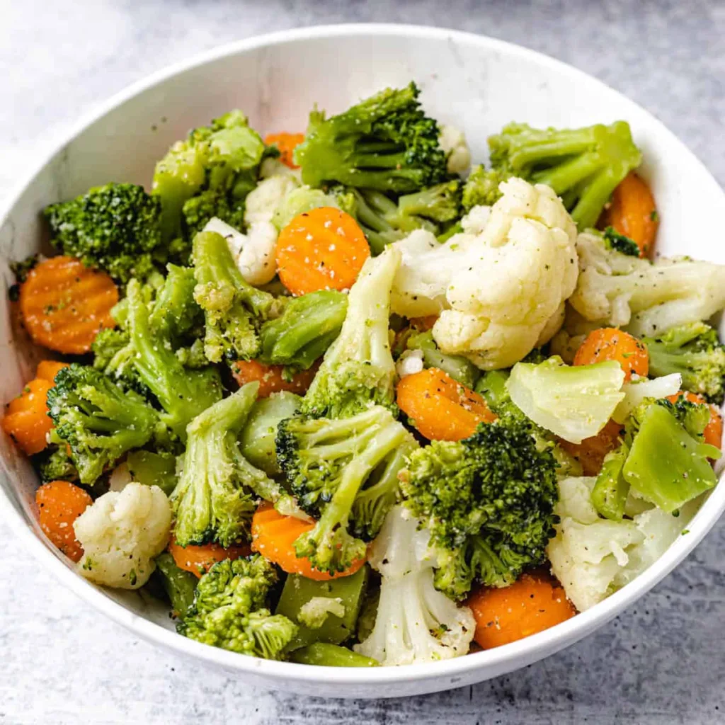 Steamed vegetables